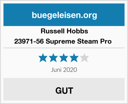 Russell Hobbs 23971-56 Supreme Steam Pro  Test