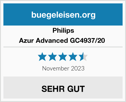 Philips Azur Advanced GC4937/20  Test