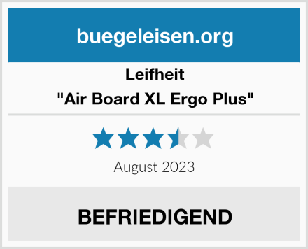 Leifheit "Air Board XL Ergo Plus" Test