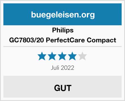 Philips GC7803/20 PerfectCare Compact Test